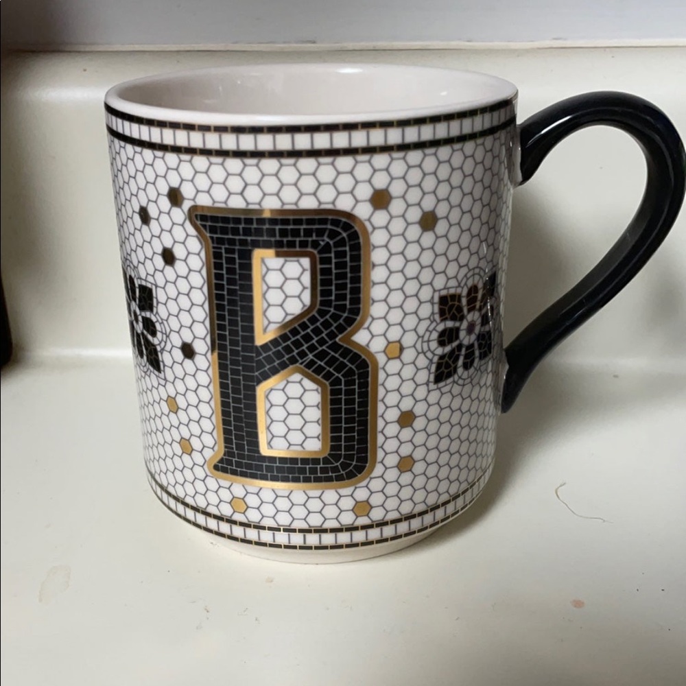 “B” mug by Anthropologie